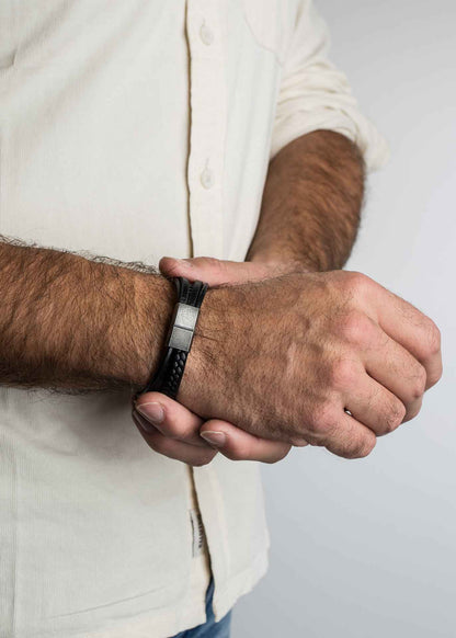 Pax Bracelet Silver - Black