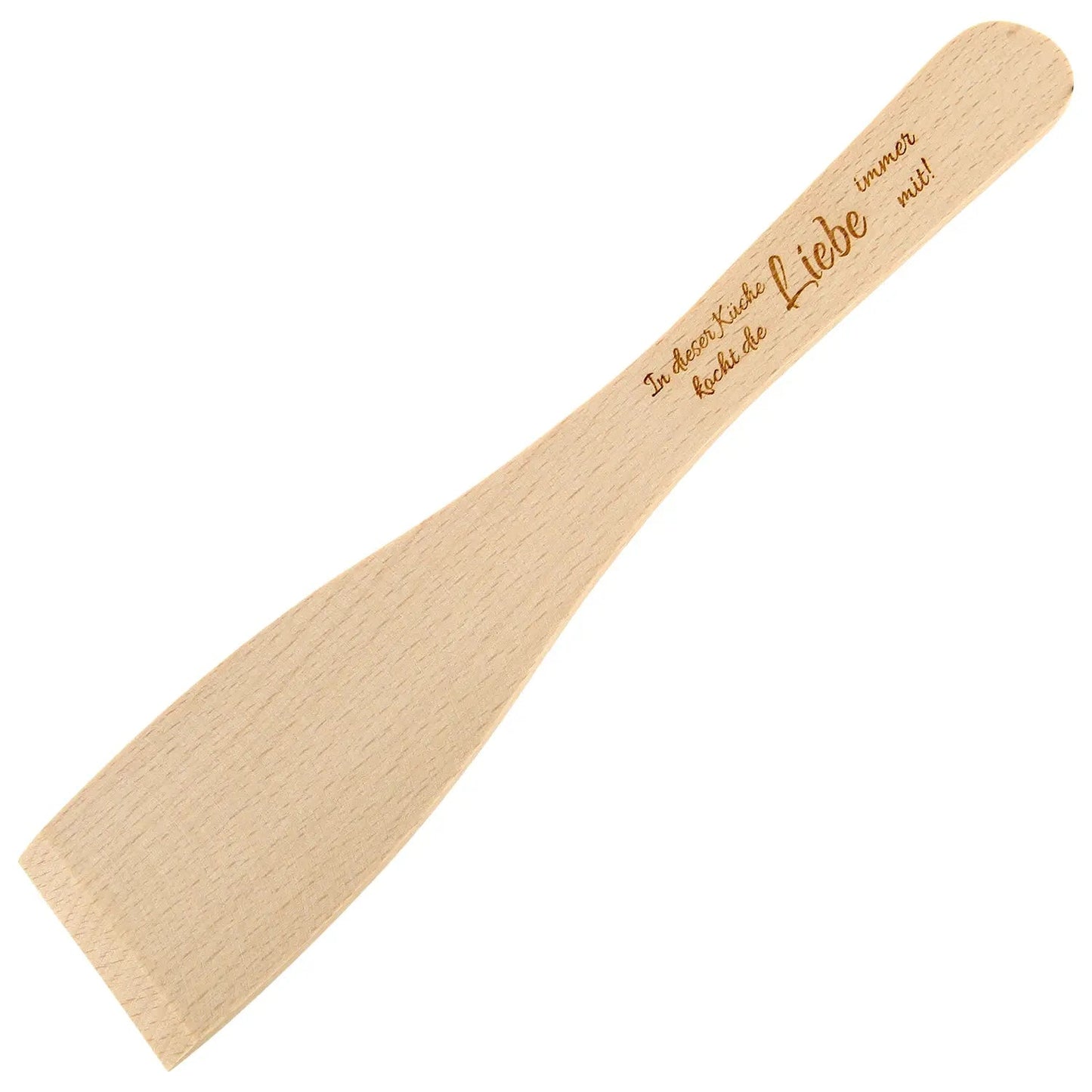 Pfannenwender mit Gravur aus Holz (30cm)