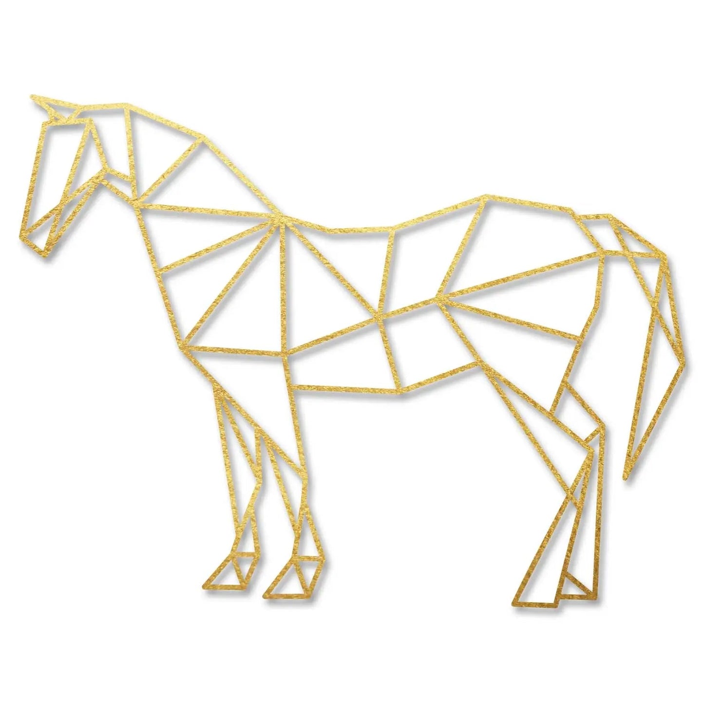 Origami Pferd aus Holz -
