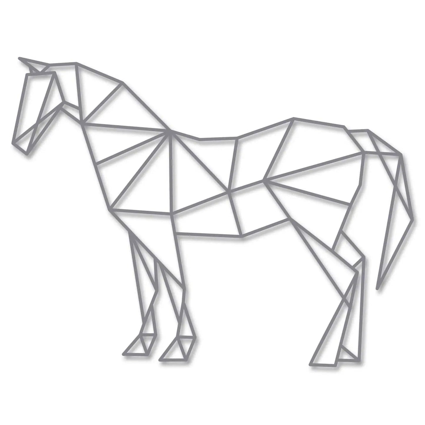 Origami Pferd aus Holz -