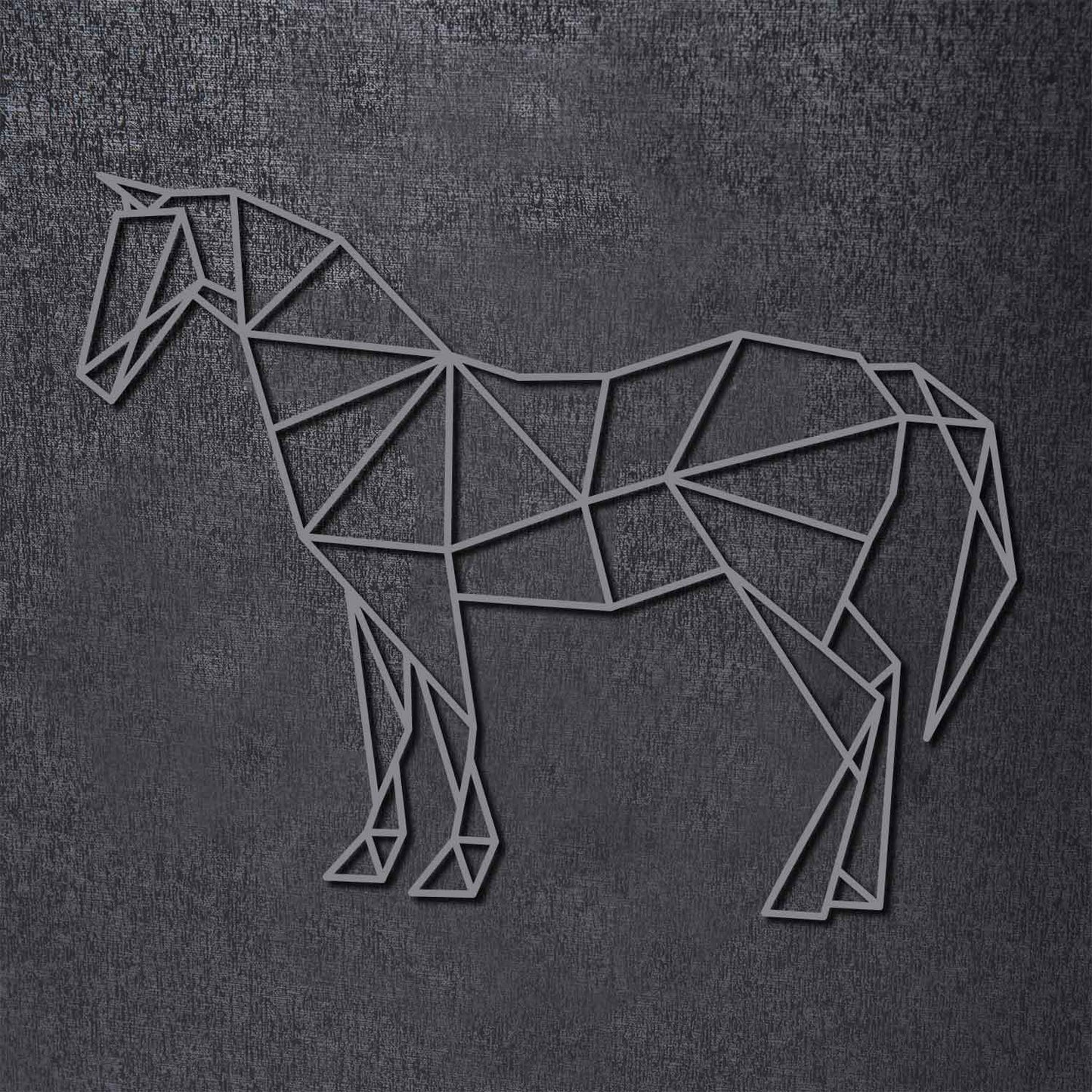 Origami Pferd aus Holz -