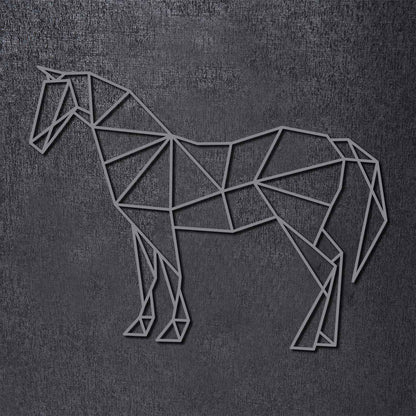 Origami Pferd aus Holz -