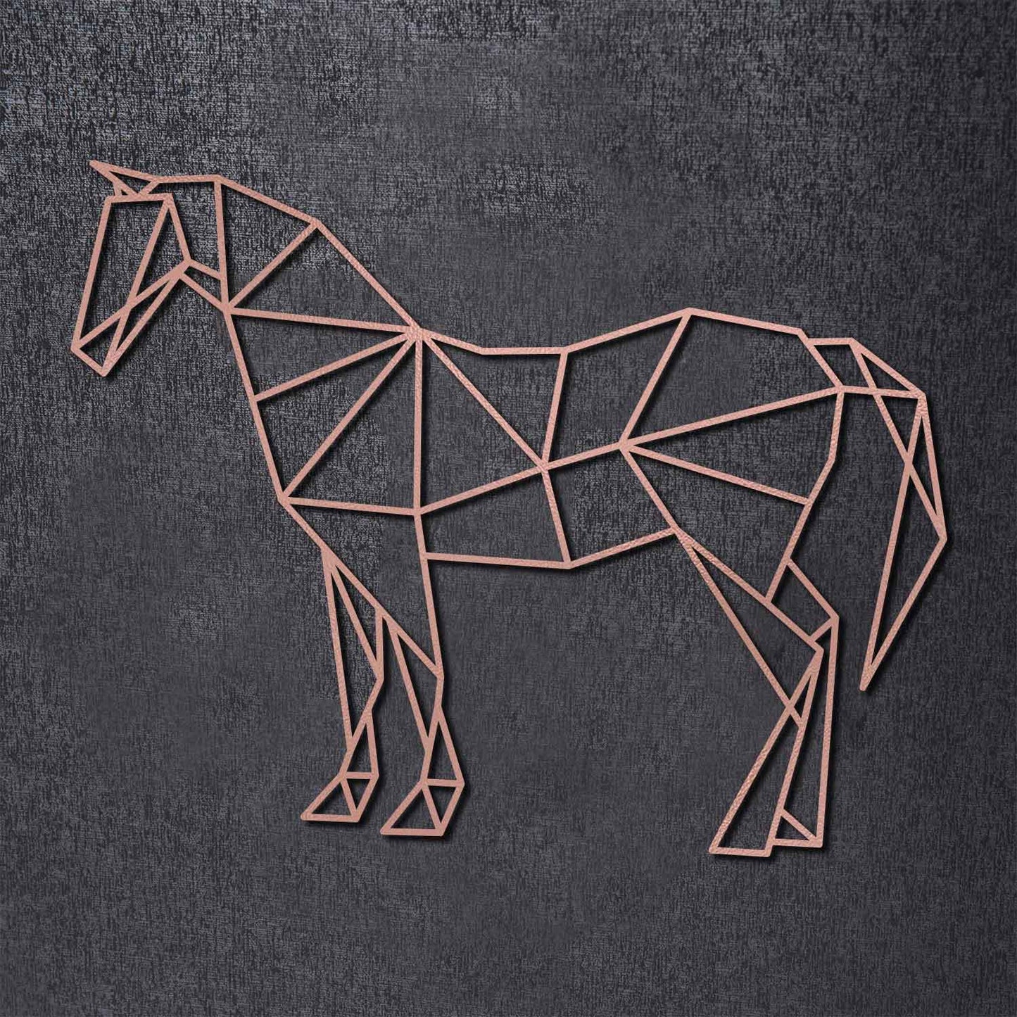 Origami Pferd aus Holz -