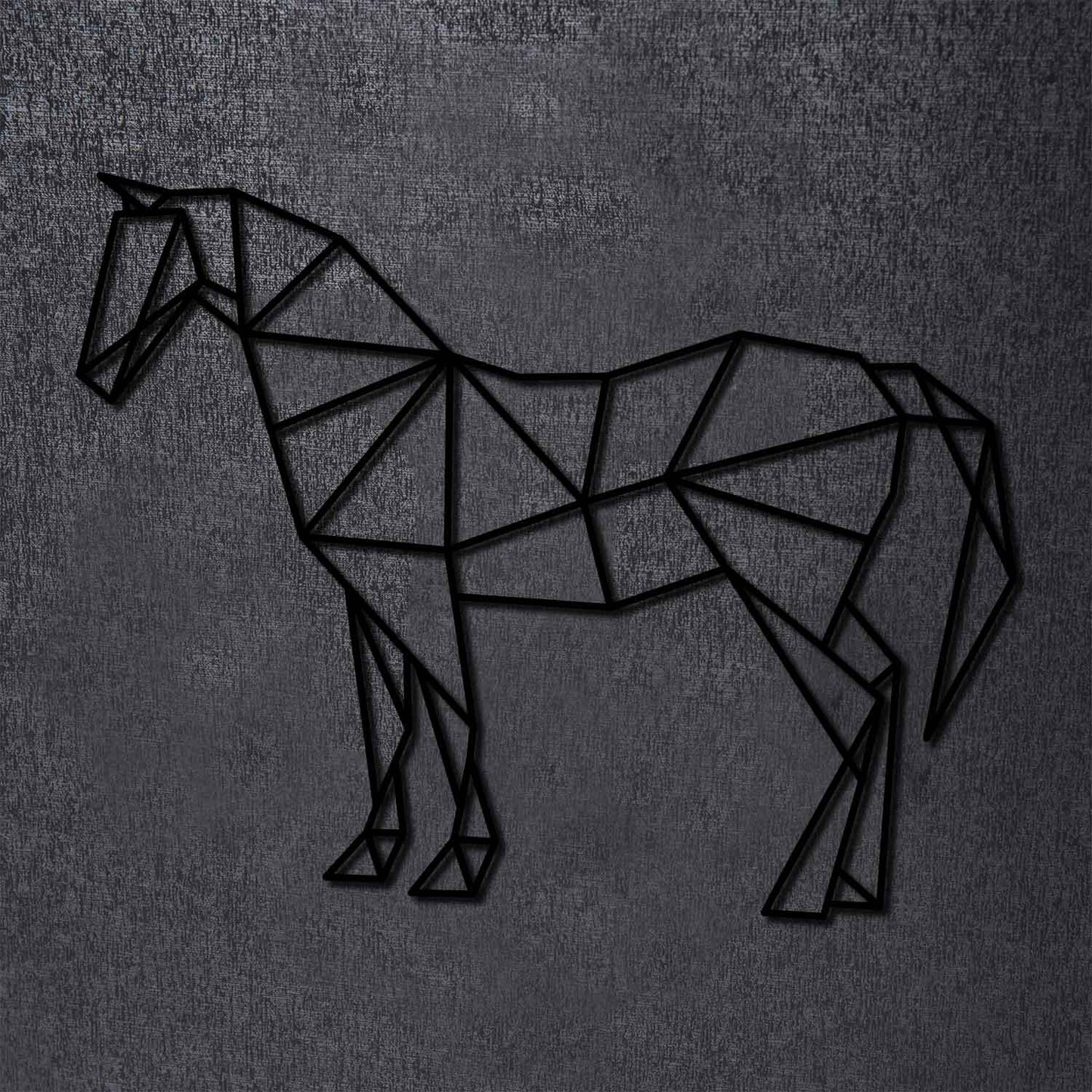 Origami Pferd aus Holz -