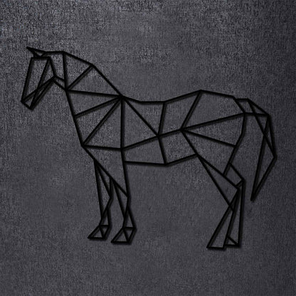 Origami Pferd aus Holz -