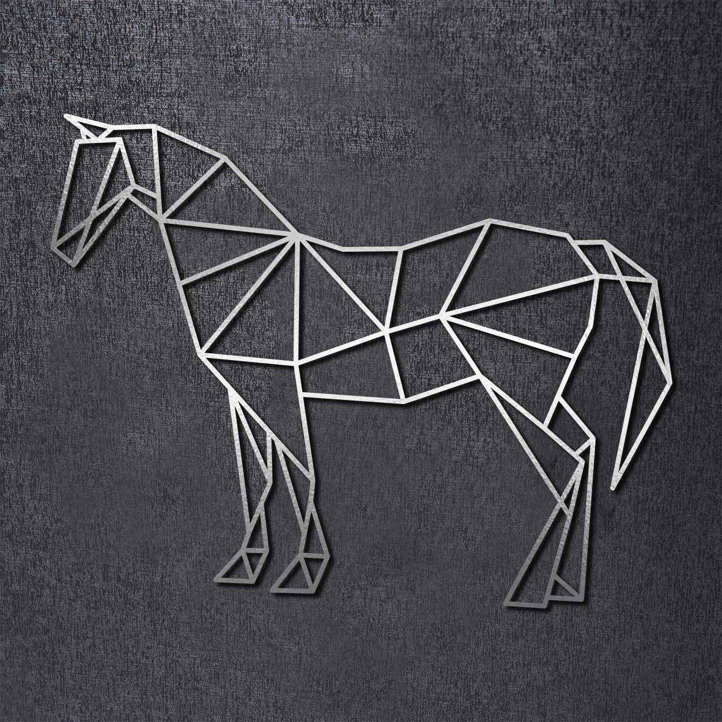 Origami Pferd aus Holz -
