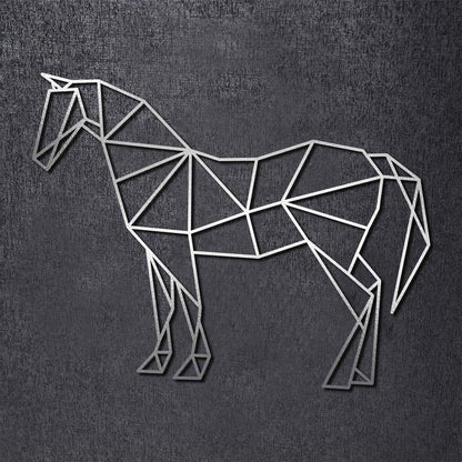 Origami Pferd aus Holz -