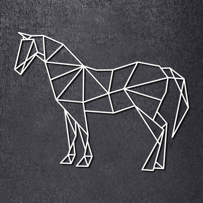 Origami Pferd aus Holz -