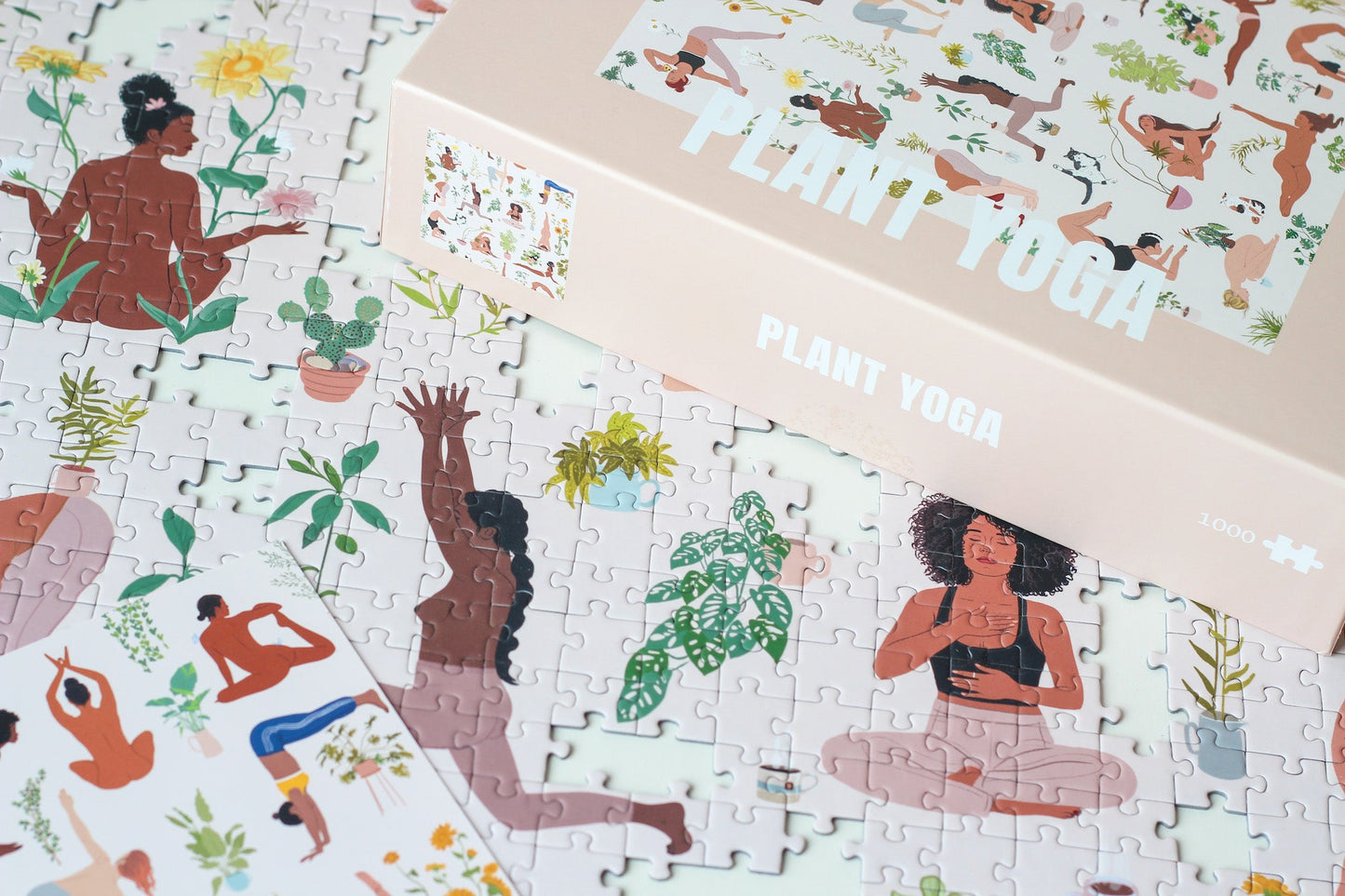Piecely Plant Yoga Puzzle, 1000 Teile