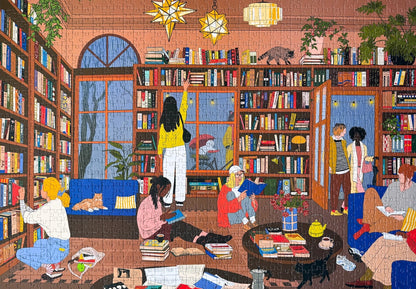 Piecely Book Nook Puzzle, 1000 Teile