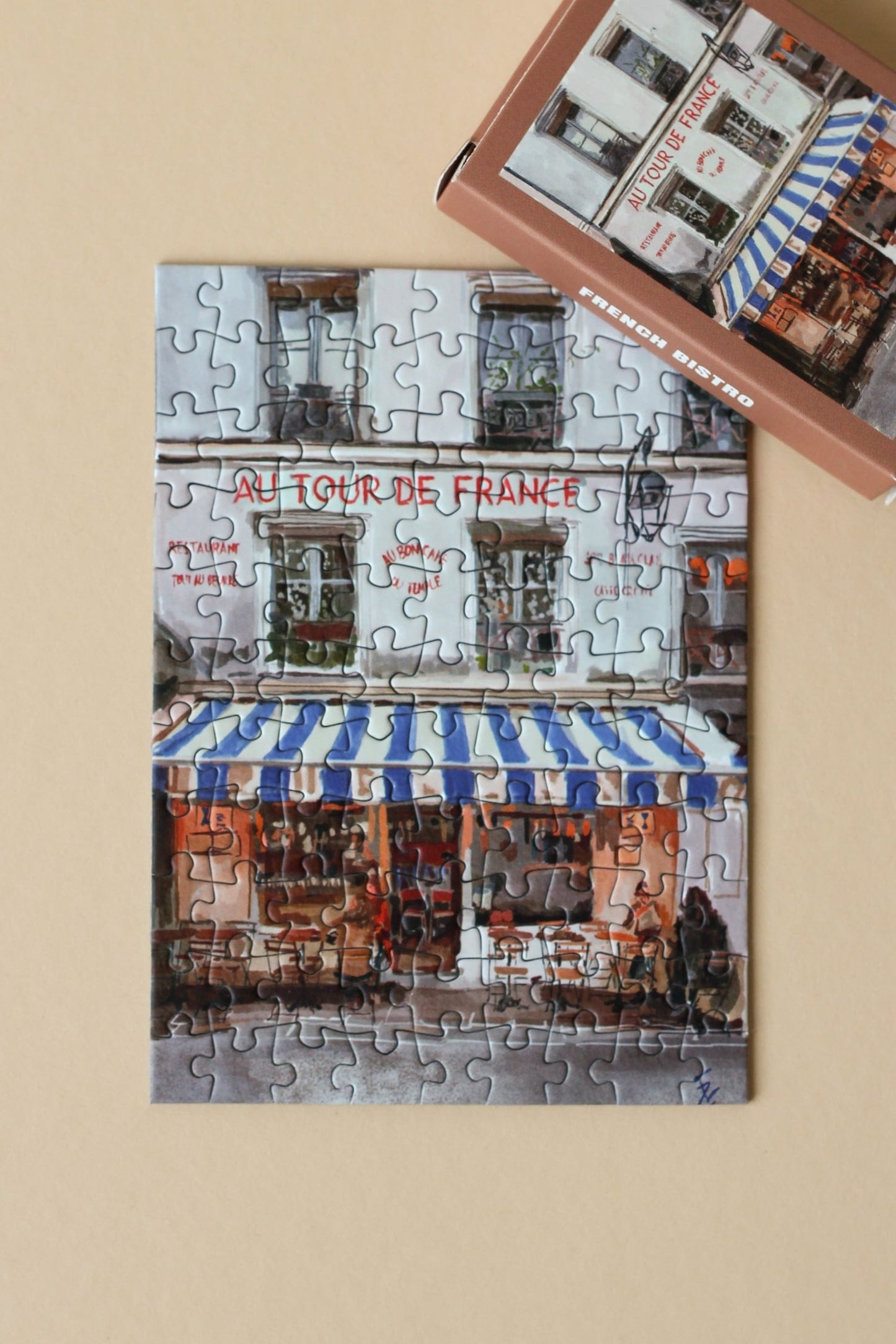 Piecely French Bistro Minipuzzle, 99 Teile