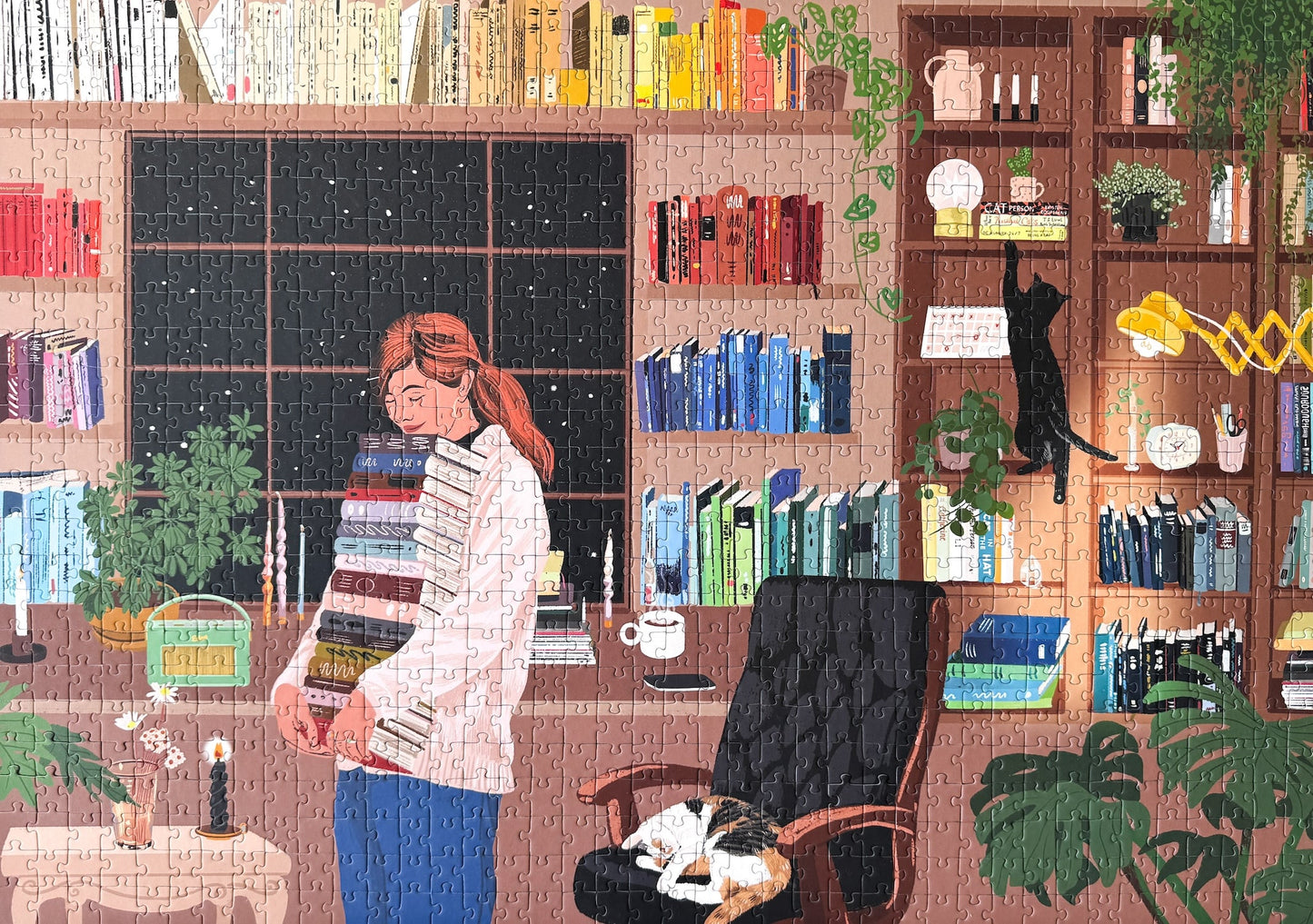 Piecely Reading Room Puzzle, 1000 Teile