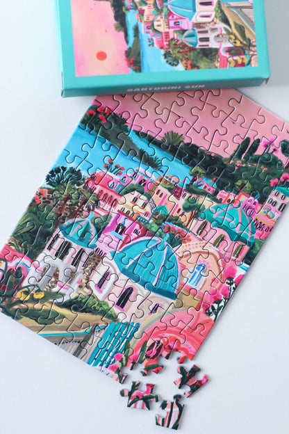 Piecely Santorini Sun Minipuzzle, 99 Teile