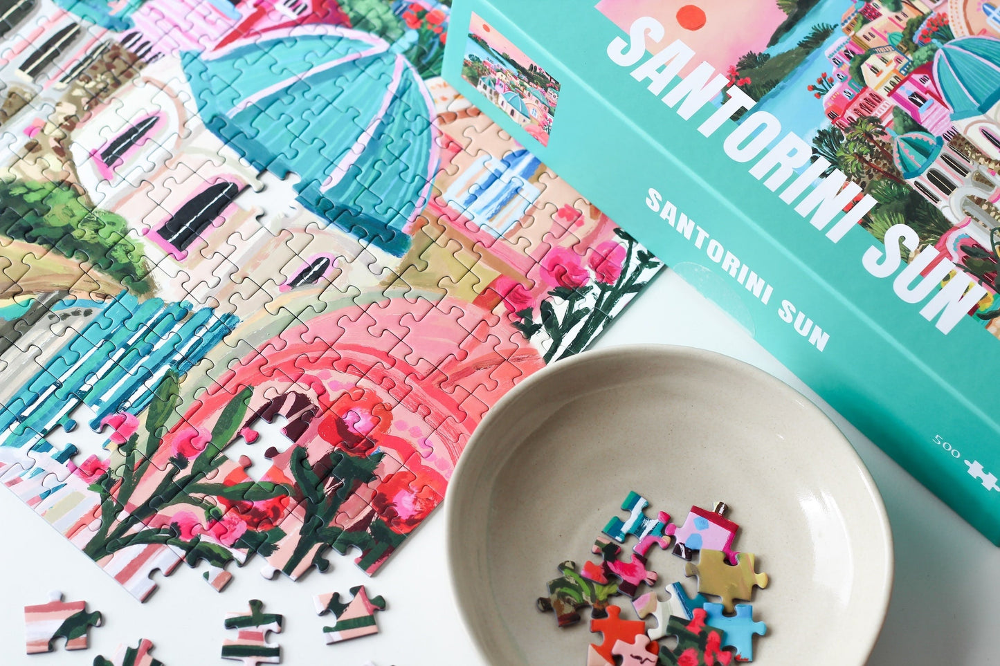 Piecely Santorini Sun Puzzle, 500 Teile