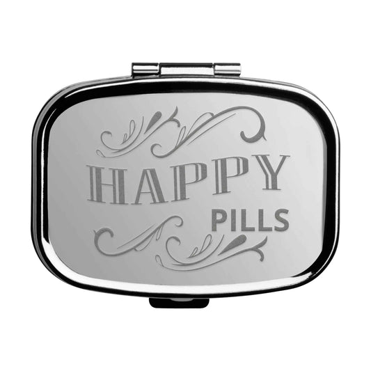 Pillendose mit zwei separaten Fächern