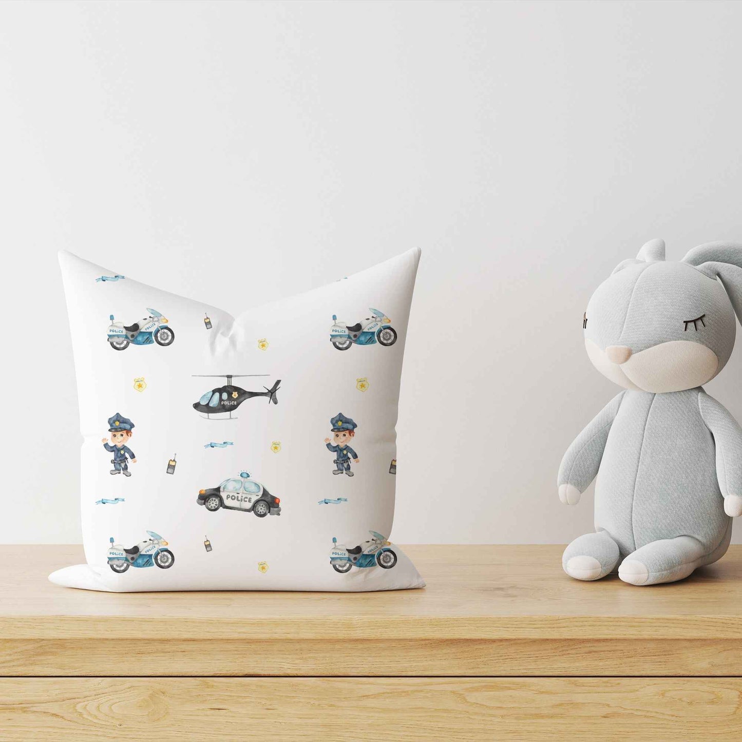 "Polizei" Premium Kinder Dekokissen