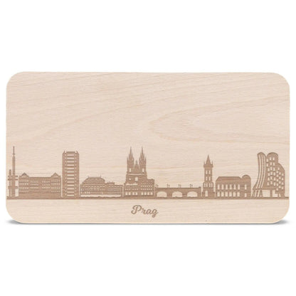 Frühstücksbrettchen Skyline Prag