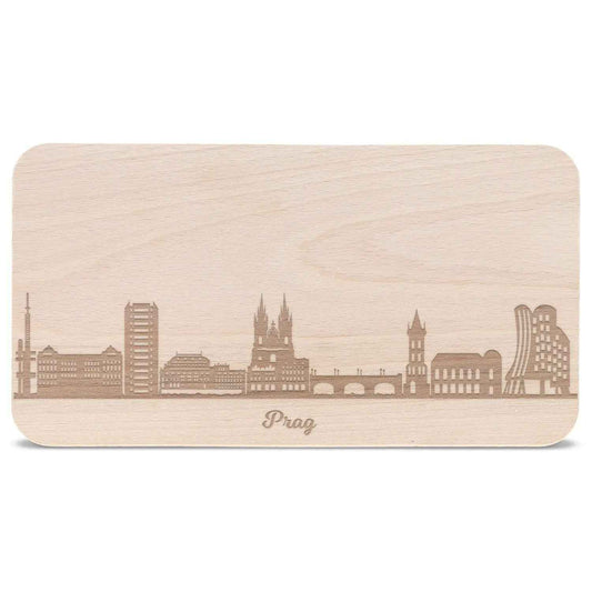 Frühstücksbrettchen Skyline Prag
