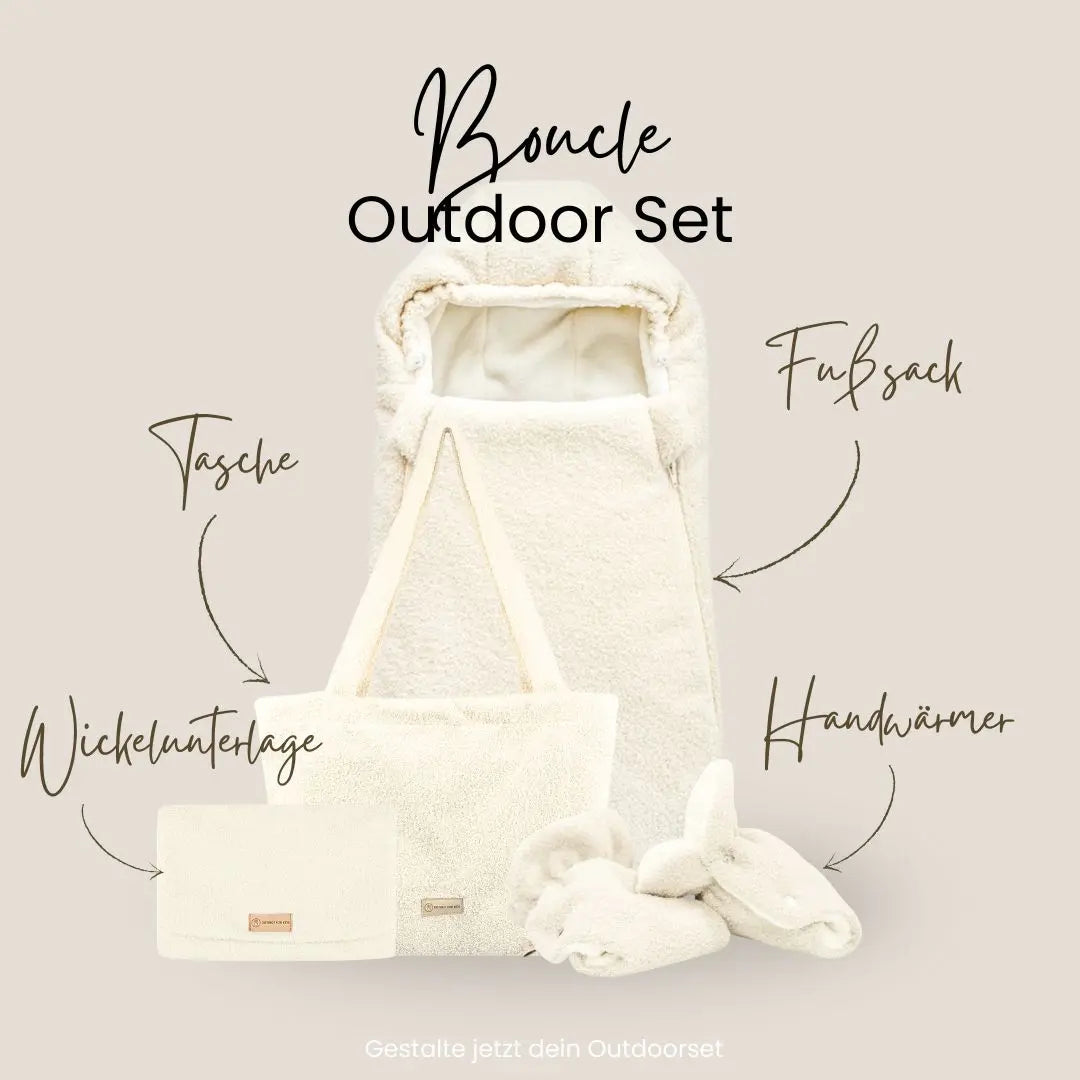 Kinderwagen-Handschuhe Bouclé – warm & kuschelig District for Kids