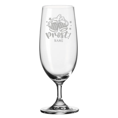Leonardo Bierglas mit Gravur "Prost Bier" mit Namen