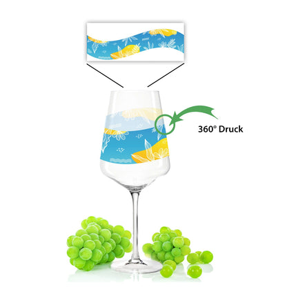 Leonardo Puccini Weingläser mit UV-Druck im Summerfeeling Design im Set