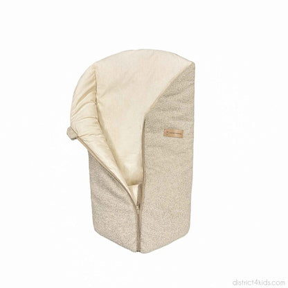 Pucksack Teddystoff Boucle mitwachsend - Nachhaltiger Babyschlafsack