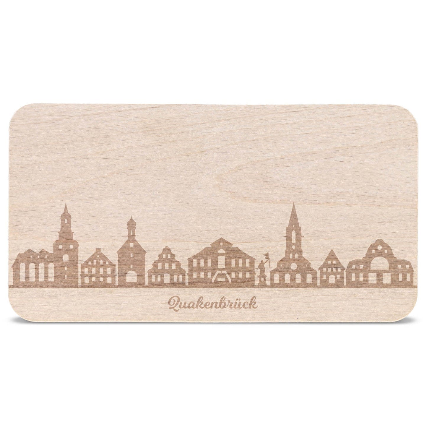 Frühstücksbrettchen Skyline Quakenbrück