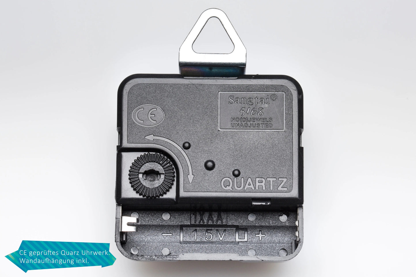Wanduhr aus Holz Skyline Kiel