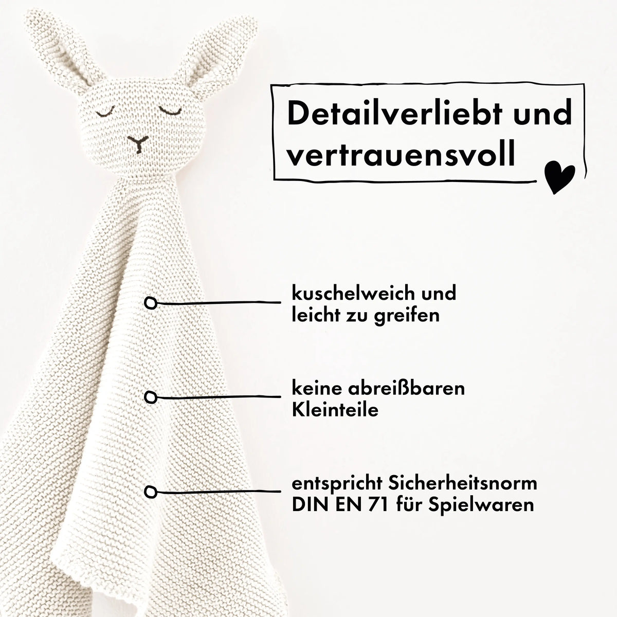 Baby Geschenkset "Hej Baby" Off White