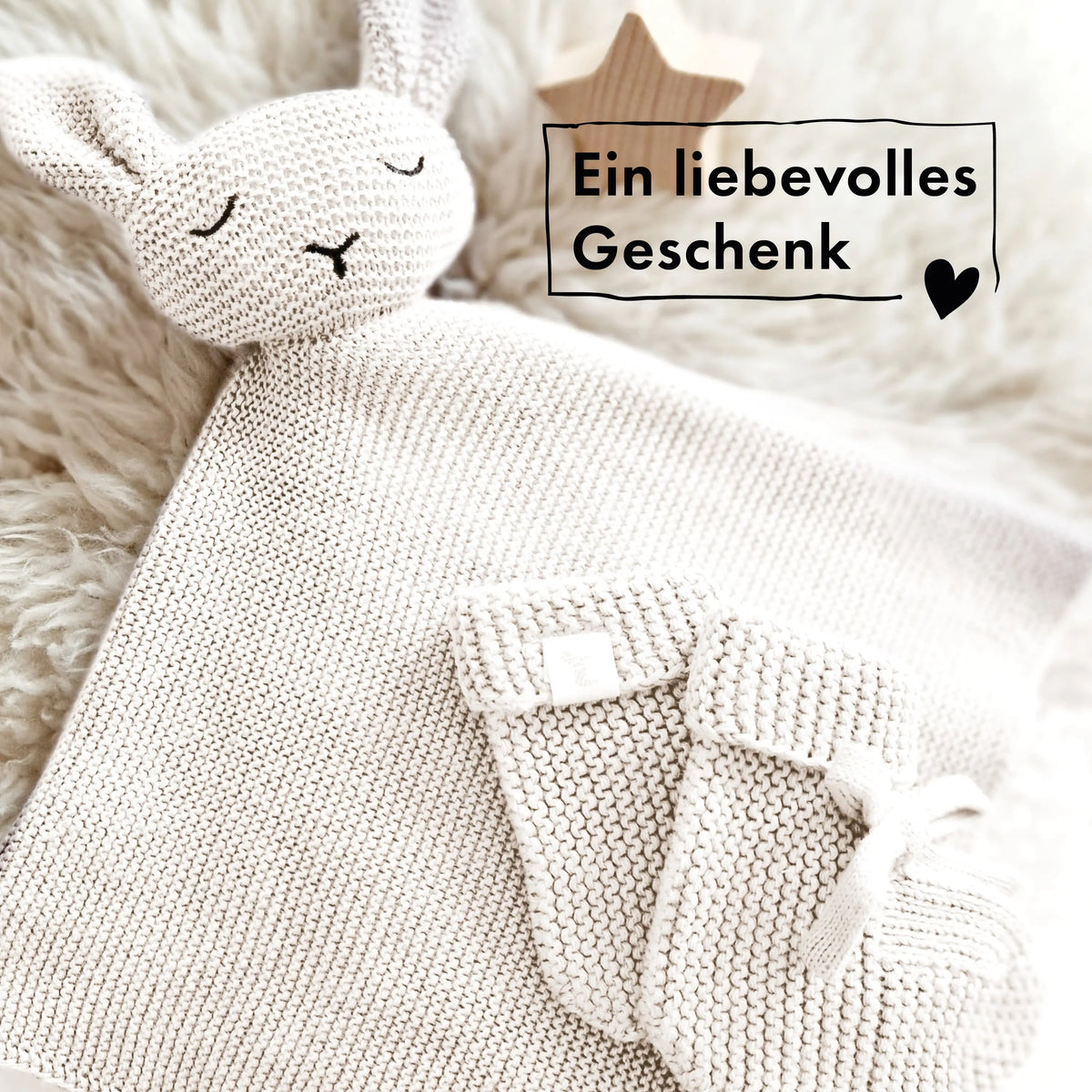 Baby Geschenkset "Hej Baby" Off White