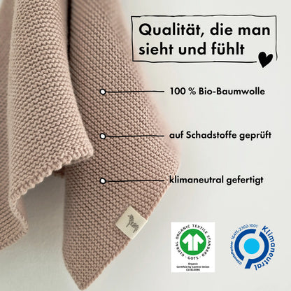 Baby Geschenkset "Hej Baby" Taupe