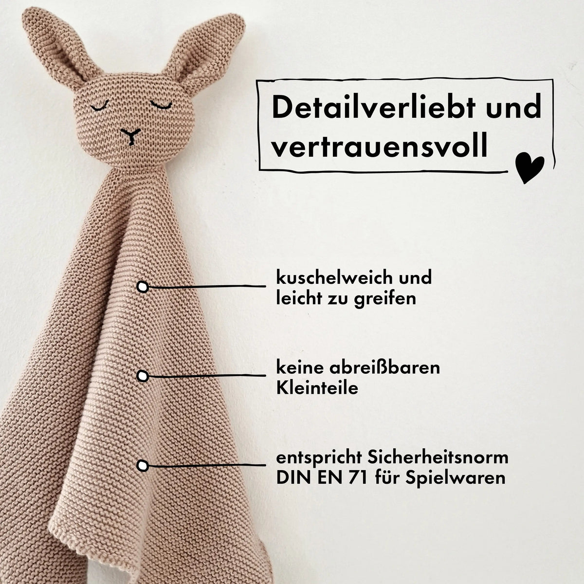 Baby Geschenkset "Hej Baby" Taupe