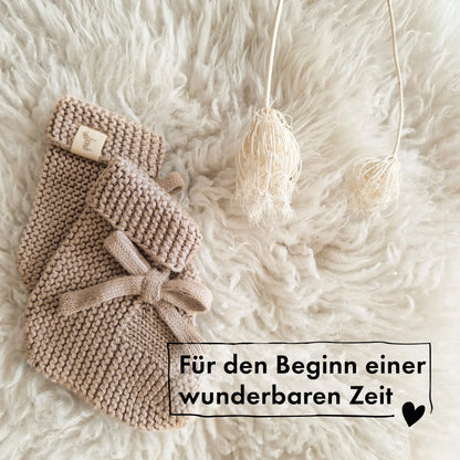 Baby Geschenkset "Hej Baby" Taupe