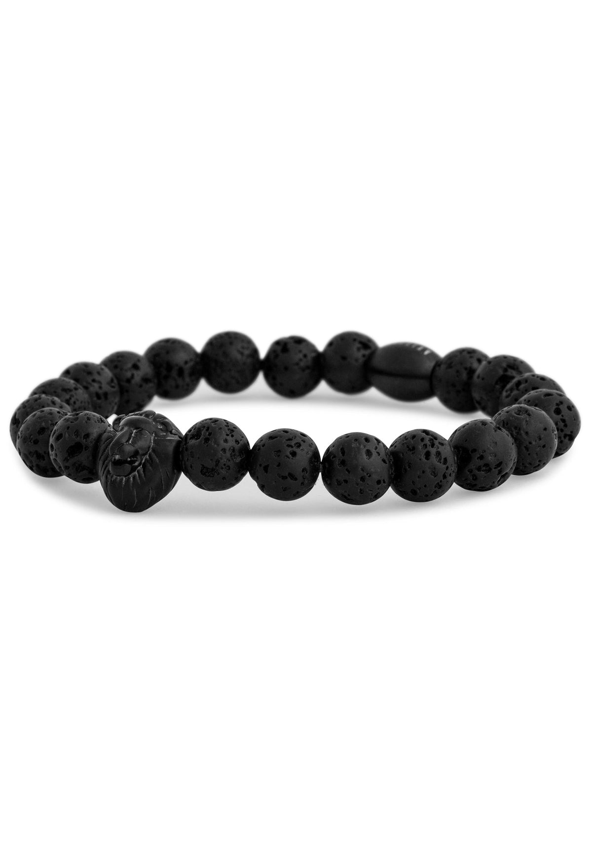 Regis Beaded Bracelet Matte Black - Lavastone