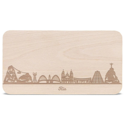 Frühstücksbrettchen Skyline Rio