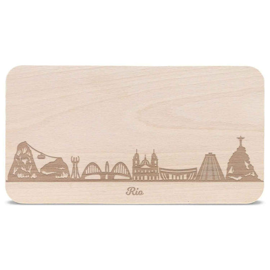 Frühstücksbrettchen Skyline Rio