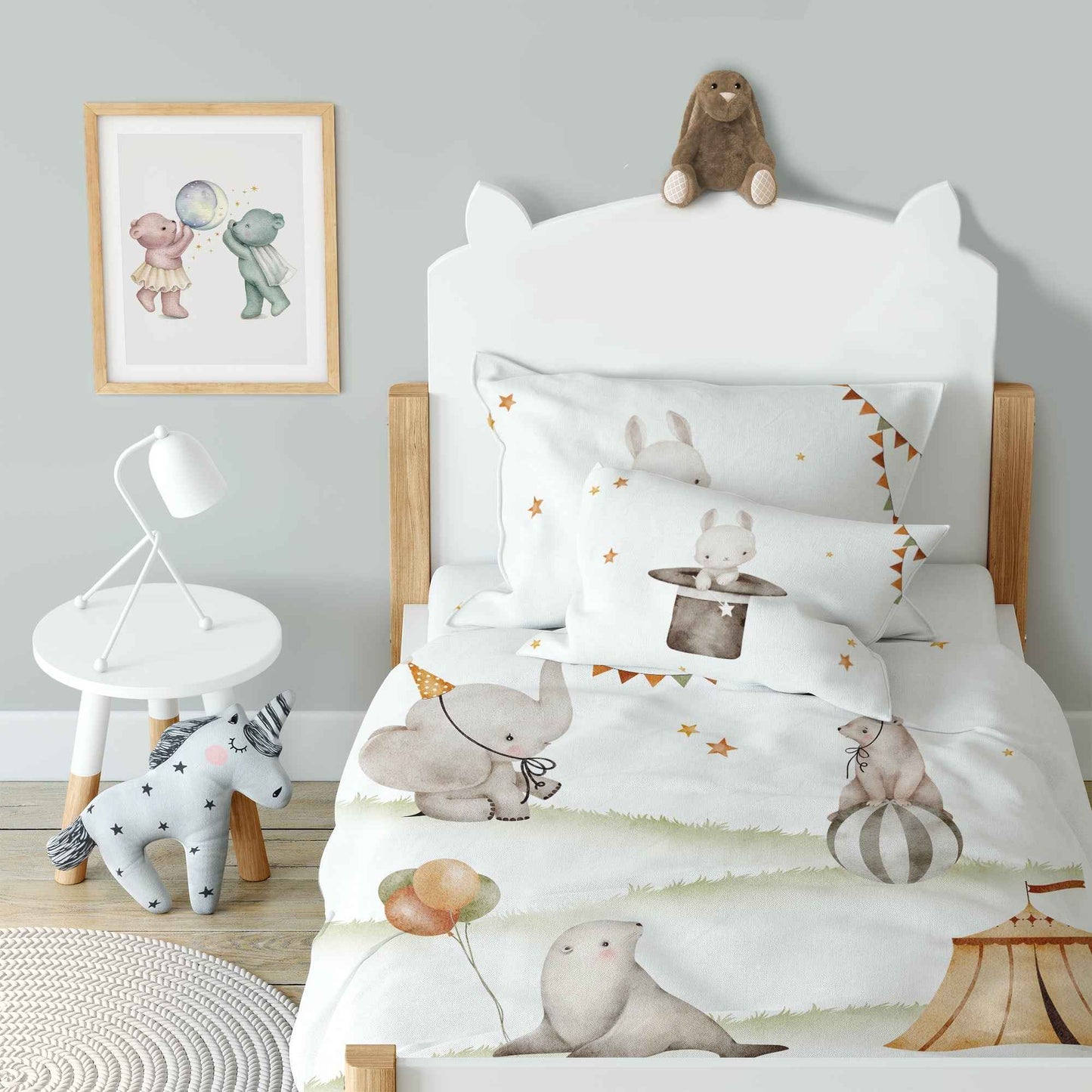 "Zirkus" Premium Kinderbettwäsche