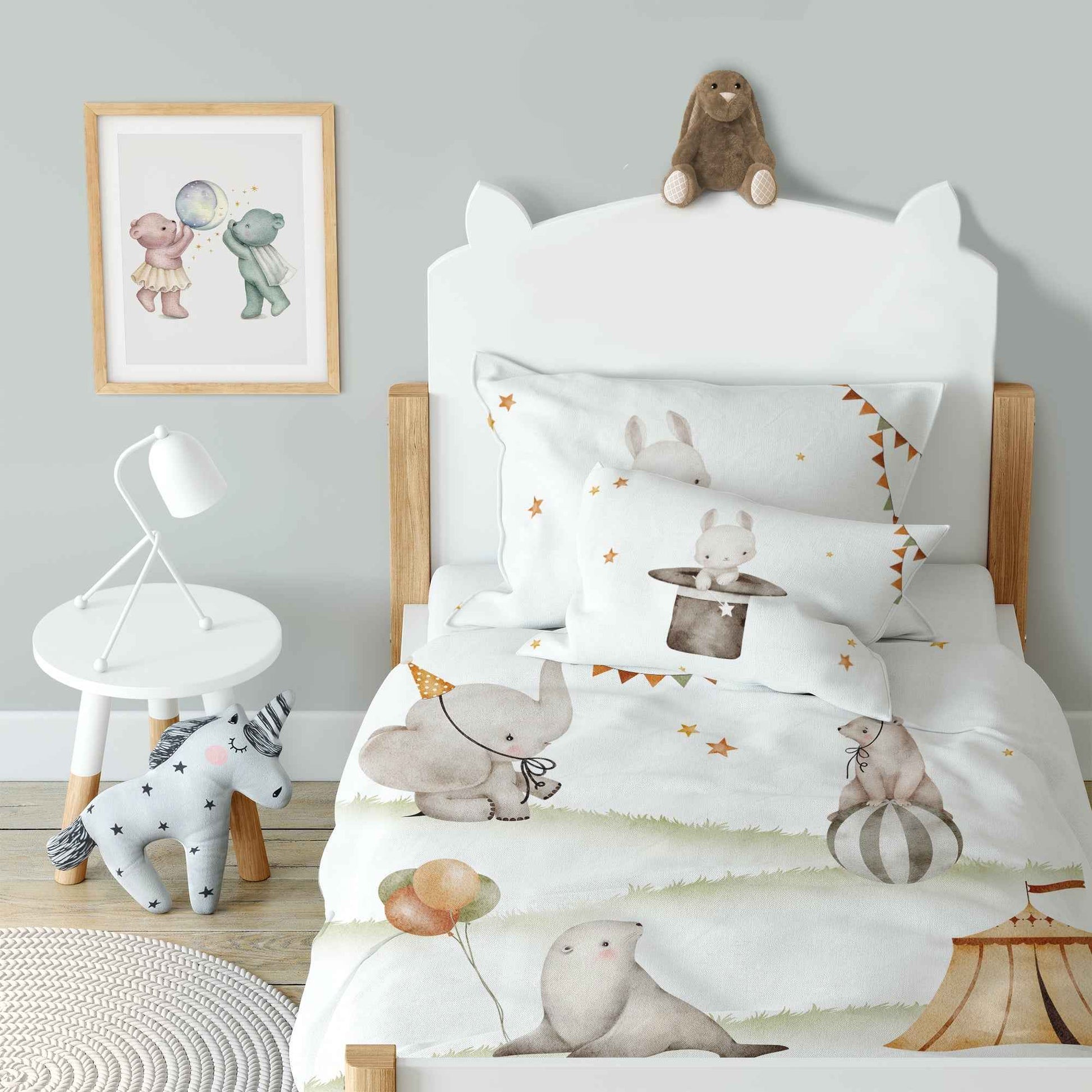 "Zirkus" Premium Kinderbettwäsche