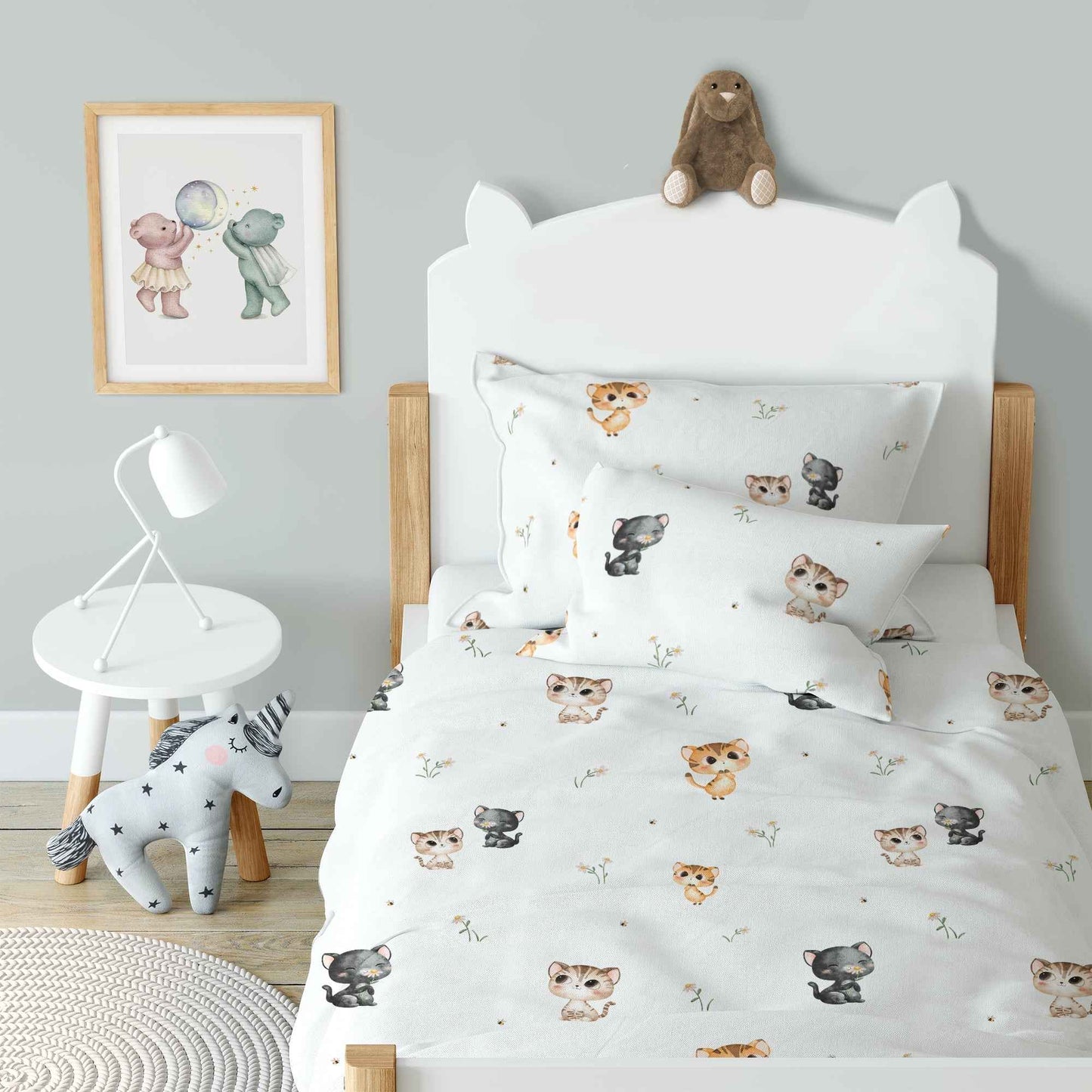 "Katzen" Premium Kinderbettwäsche