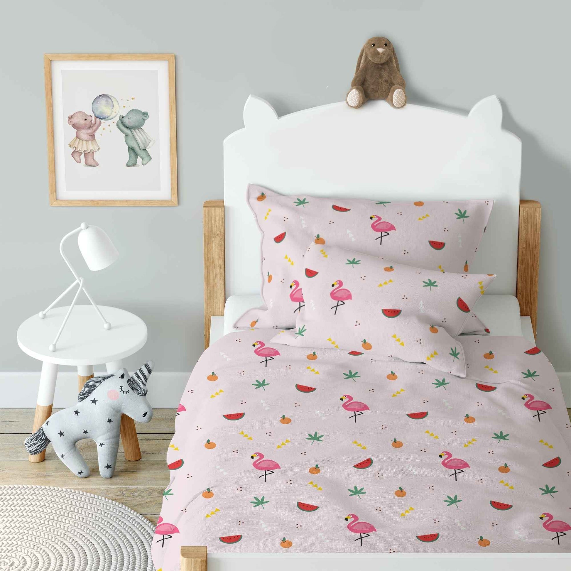 "Flamingo" Premium Kinderbettwäsche