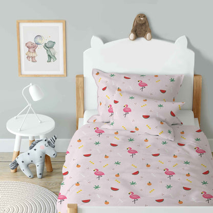"Flamingo" Premium Kinderbettwäsche