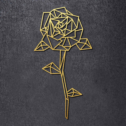 Origami Rose aus Holz -