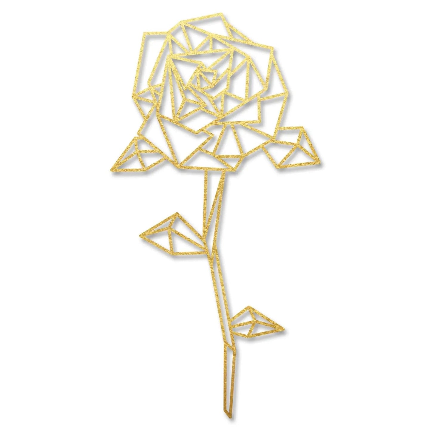 Origami Rose aus Holz -