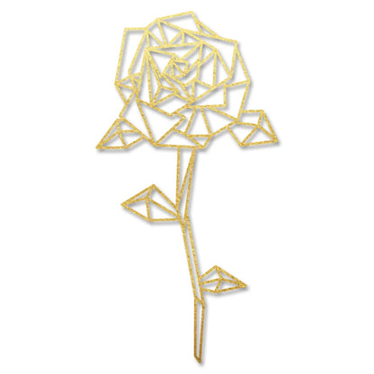 Origami Rose aus Holz -