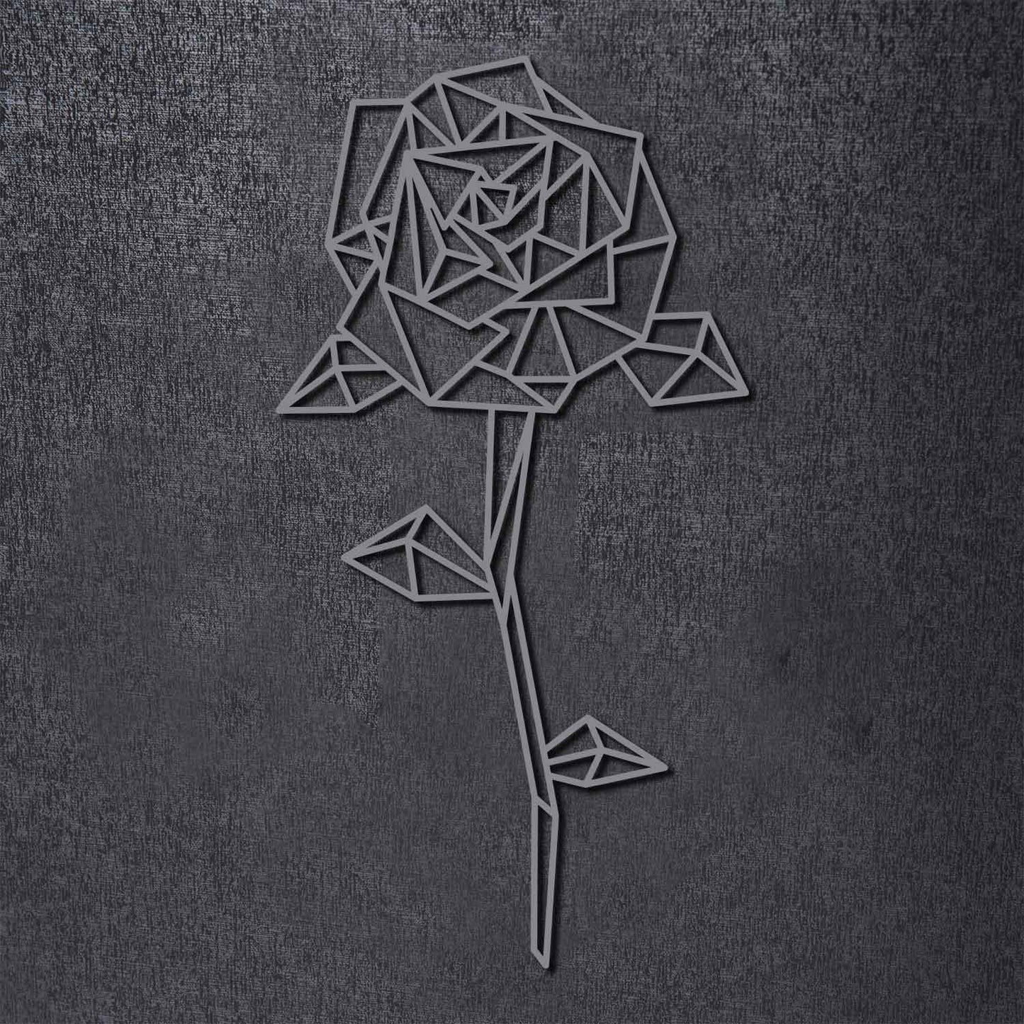 Origami Rose aus Holz -