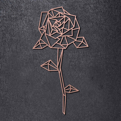 Origami Rose aus Holz -