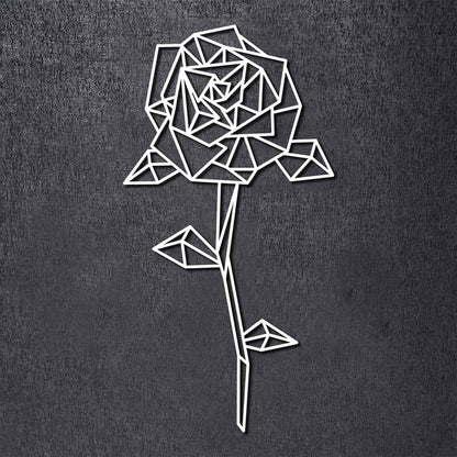 Origami Rose aus Holz -