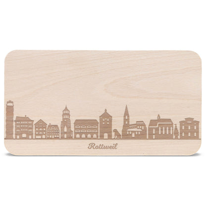 Frühstücksbrettchen Skyline Rottweil