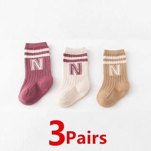 3 Paar Baby Söckchen Knielang - Meloni2