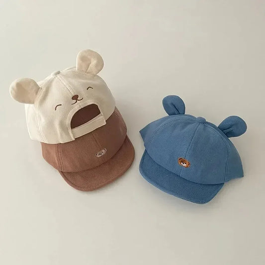 Frühling Sommer Kinder Bär Baby Baseball Caps